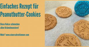Rezept für Peanutbutter-Cookies