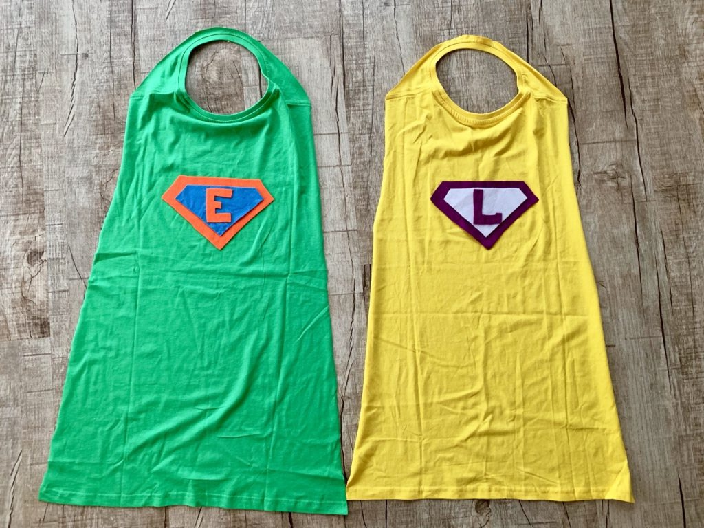 Superheld Umhang aus altem Shirt ohne nähen in 10 Minuten Upcycling