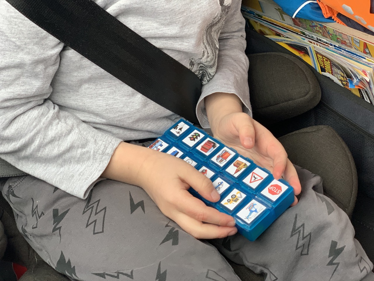 Reise Bingo gegen Langeweile bei Autofahrten
