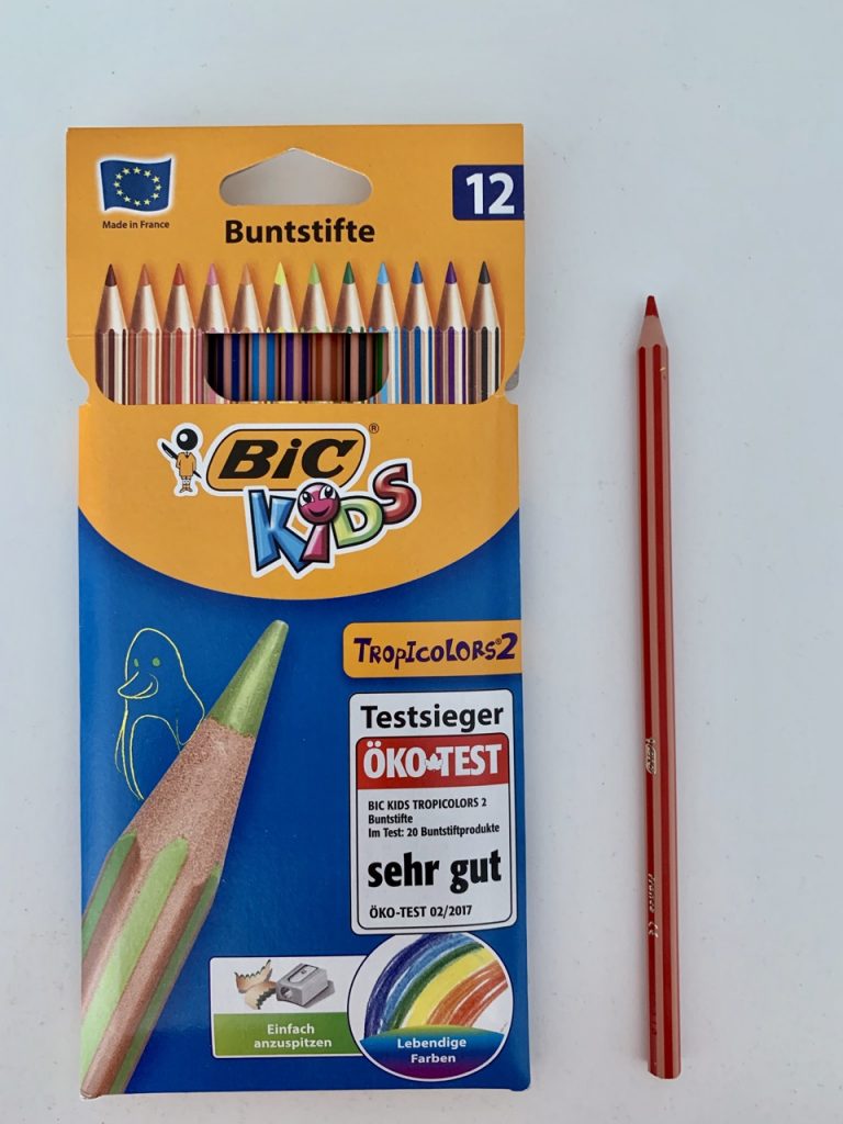 BIC Kids Stifte #natürlichbunt Gewinnspiel Farbstifte Test