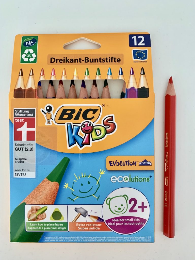BIC Kids Stifte #natürlichbunt Gewinnspiel Farbstifte Test
